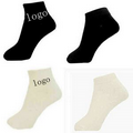 Ladies solid color ankle socks